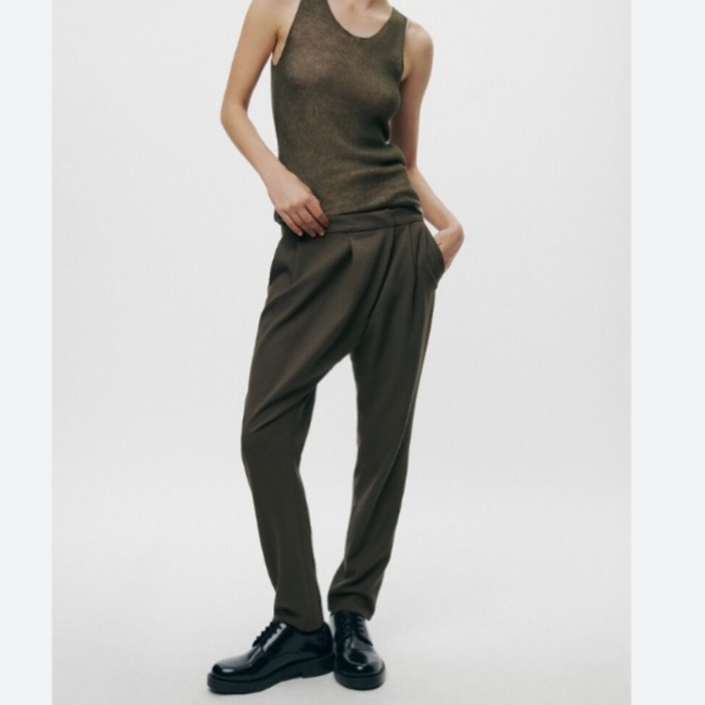 Zara collection wrap pants